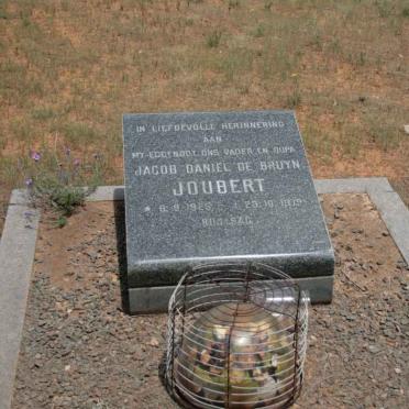 JOUBERT Jacob Daniel De Bruyn 1925-1979