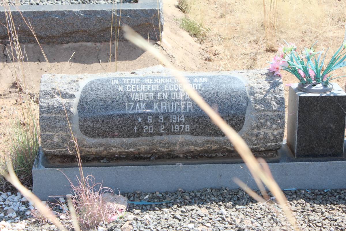 KRUGER Izak 1914-1978 &amp; Sannie 1918-