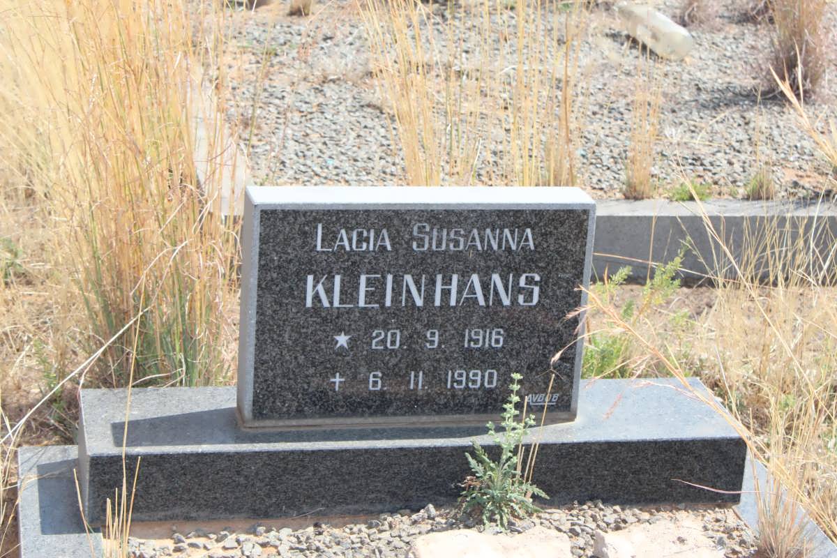 KLEINHANS Lacia Susanna 1916-1990