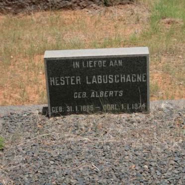 LABUSCHAGNE Hester nee ALBERTS 1885-1974