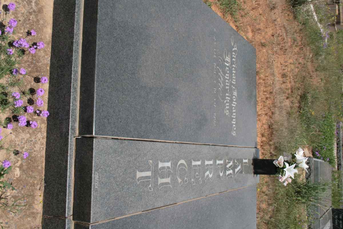 LAMPRECHT Adriaan Johannes Hendrikus 1921-1992