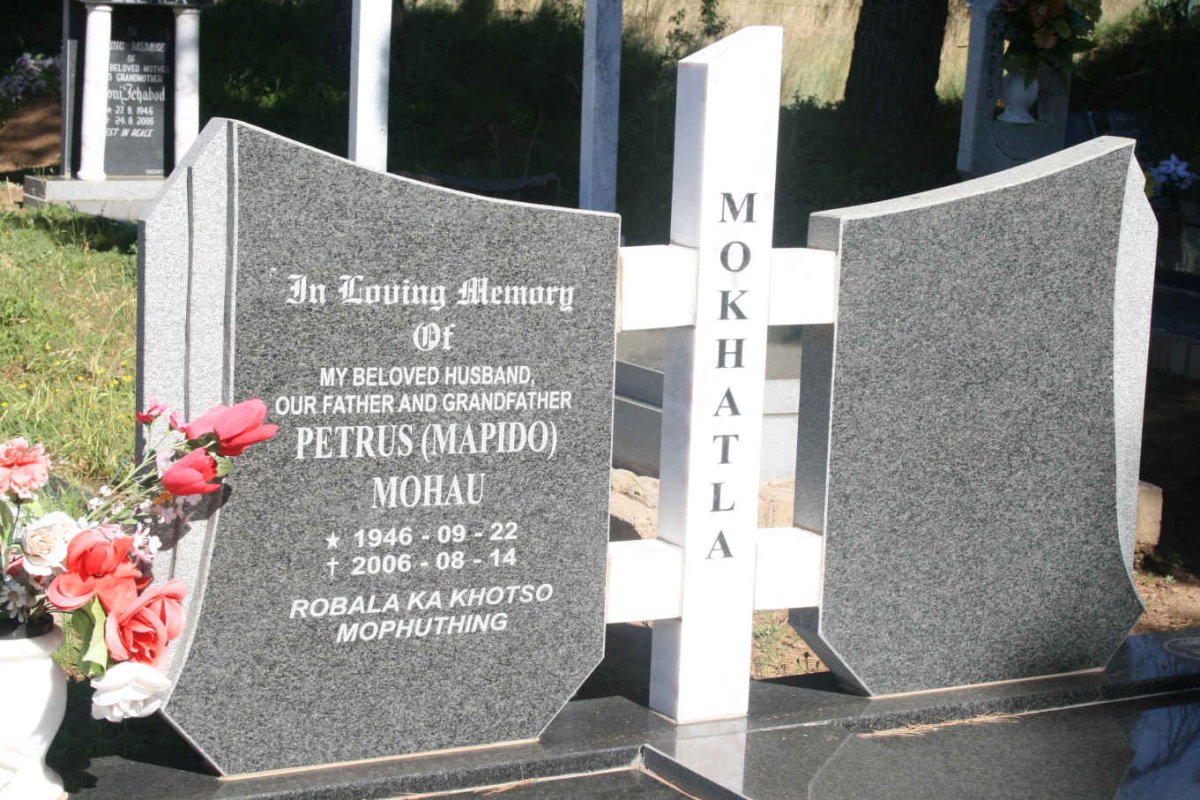 MOKHATLA Mohao Petrus Mohido 1946-2006