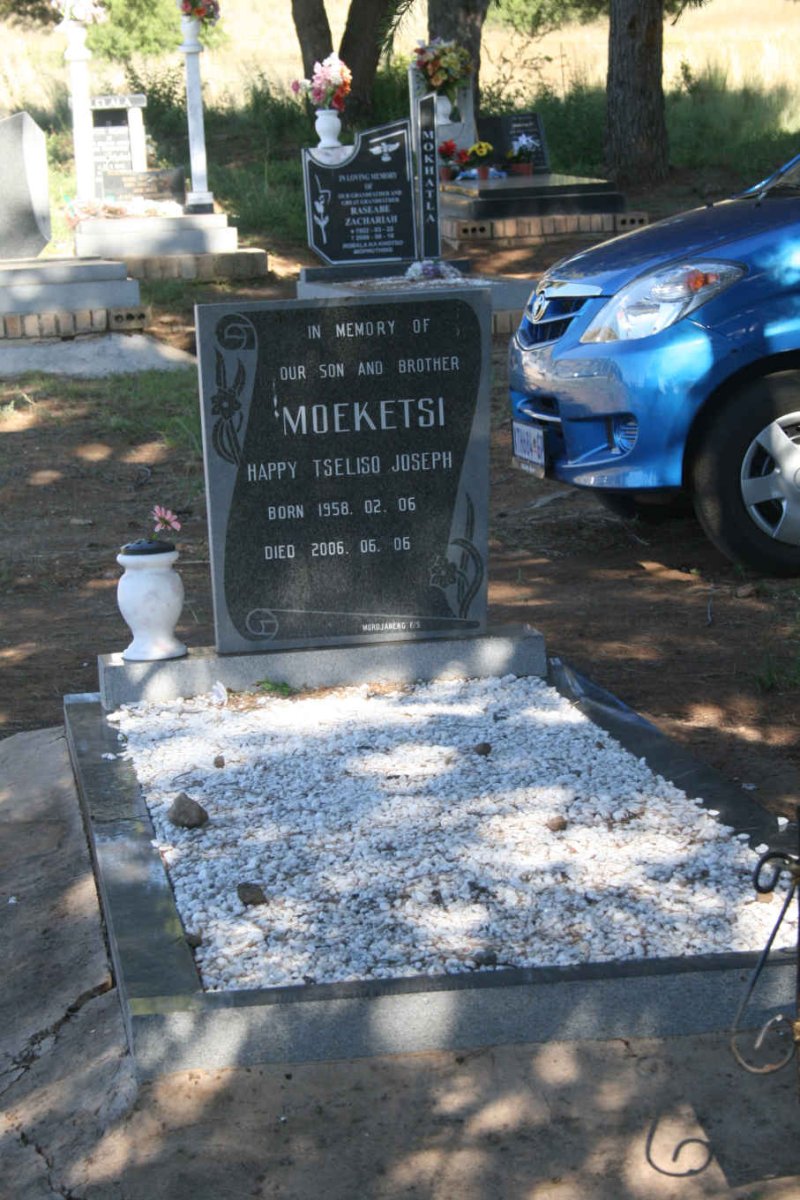 MOEKETSI Happy Tseliso Joseph 1958-2006