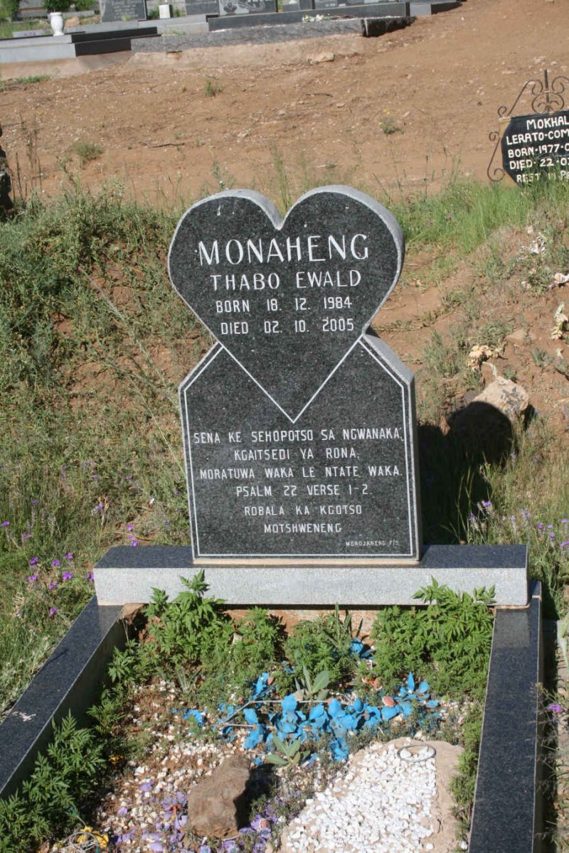 MONAHENG Thabo Ewald1984-2005