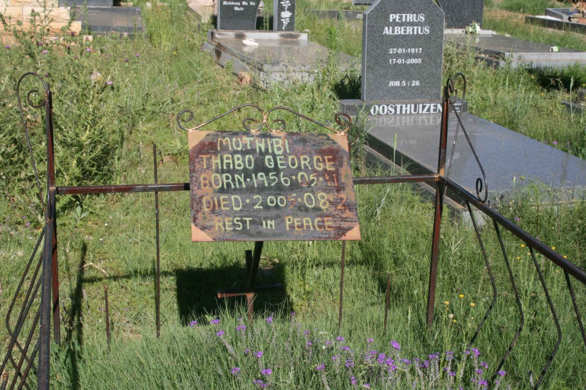 MOTNIBI Thabo George 1956-2005