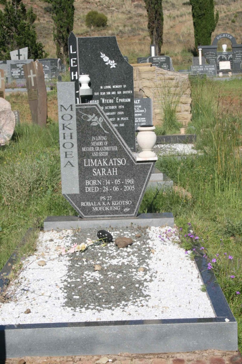 MOKHOEA Limakatso Sarah 1961-2005