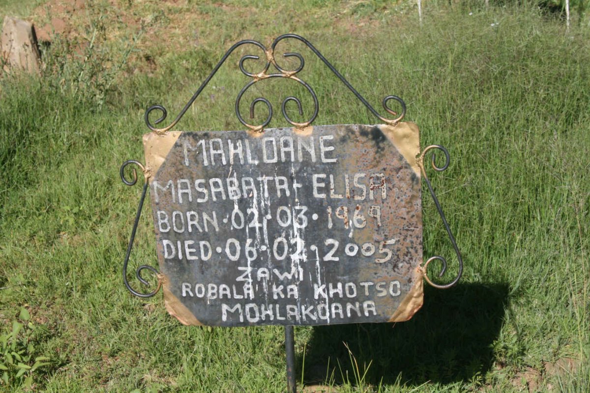 MAHLOANE Masabata Elisa 1969-2005