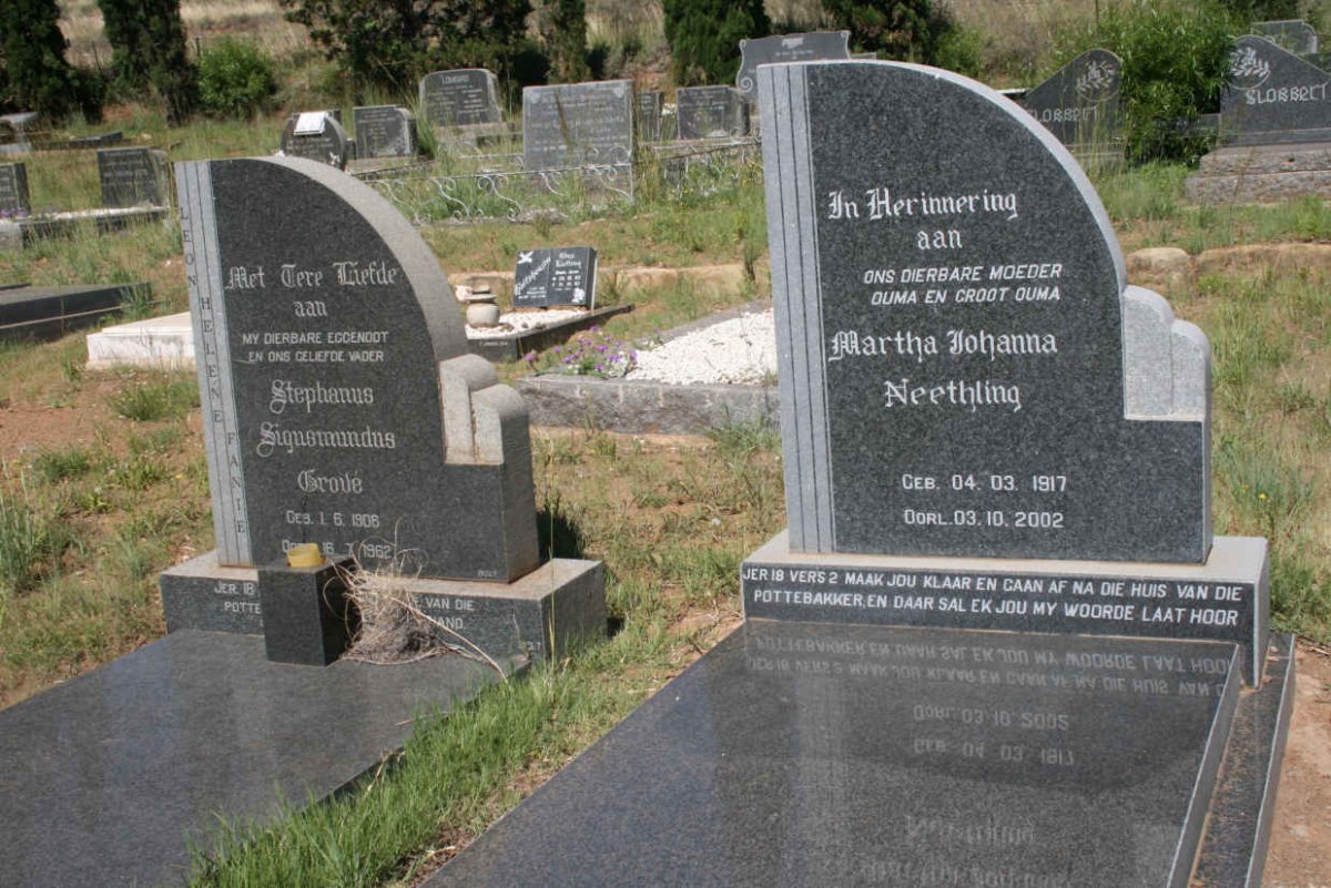 NEETHLING Martha Johanna 1917-2002
