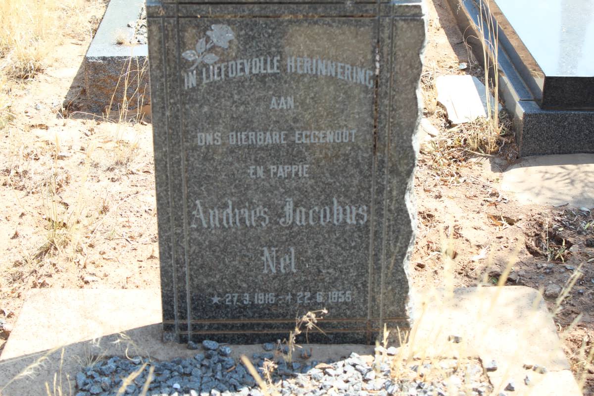 NEL Andries Jacobus 1916-1955