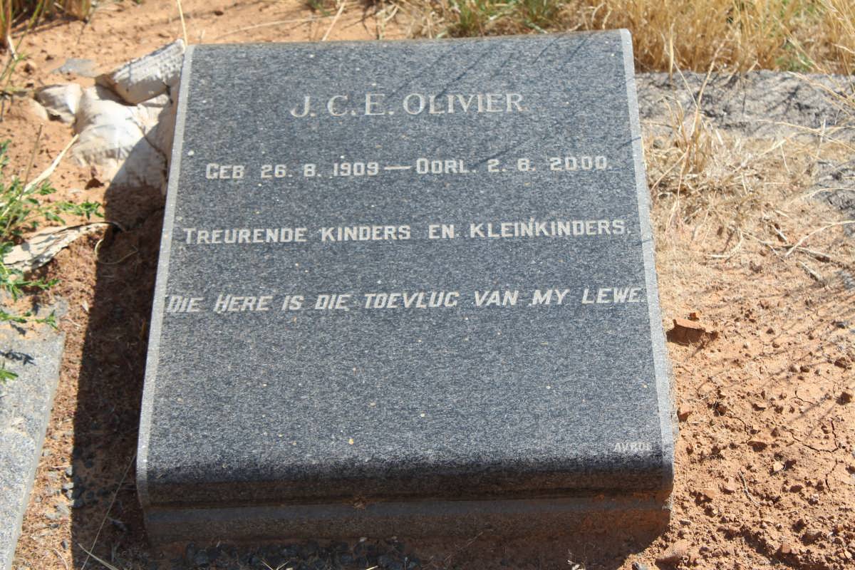 OLIVIER J.C.E. 1909-2000