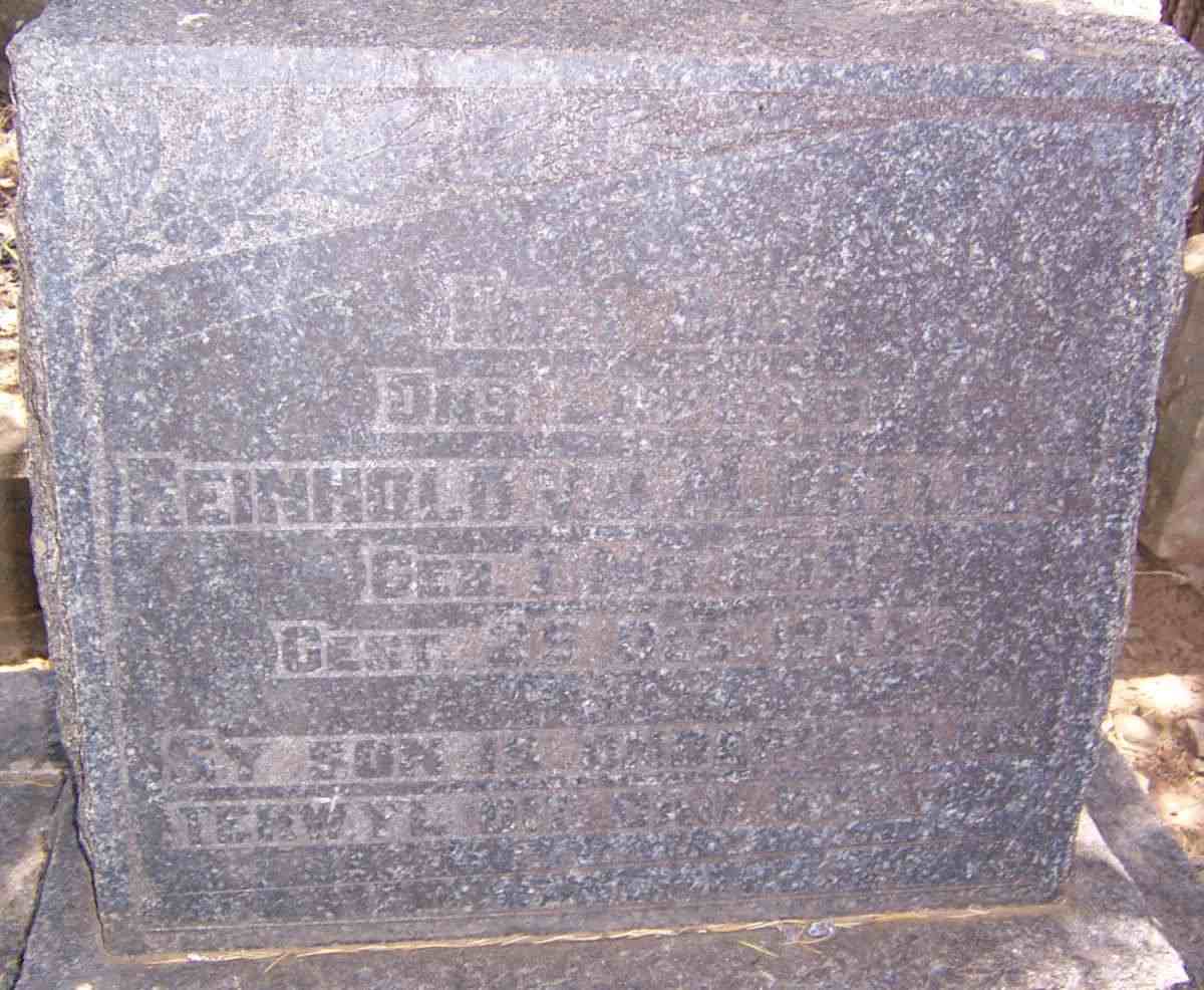 ORTLEPP Reinhold V.D.M. -192?