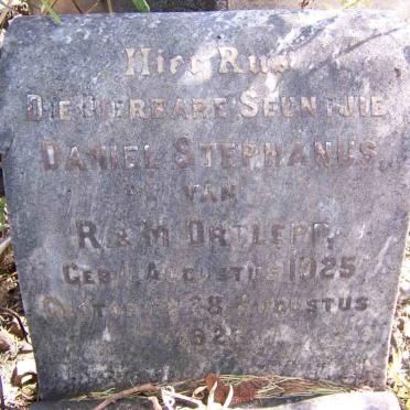 ORTLEPP Daniel Stephanus 1925-1925