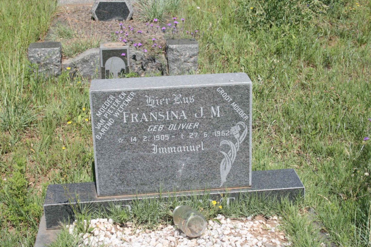 OLIVIER Fransina J.M. 1905-1962