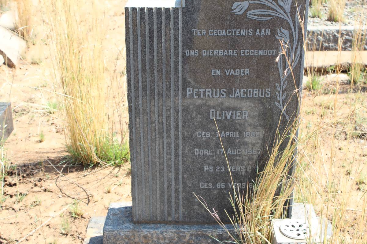 OLIVIER Petrus Jacobus 1882-1957