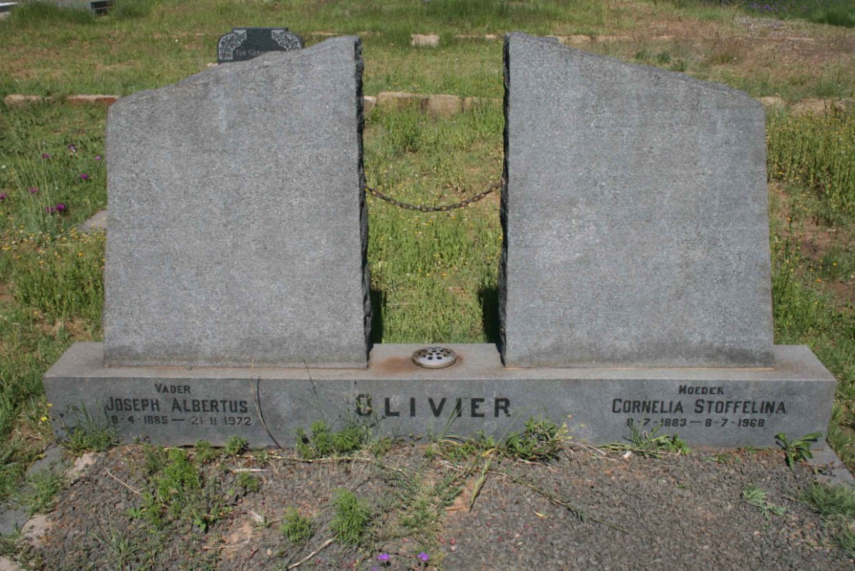 OLIVIER Joseph Albertus 1885-1972 &amp; Cornelia Stoffelina 1883-1968