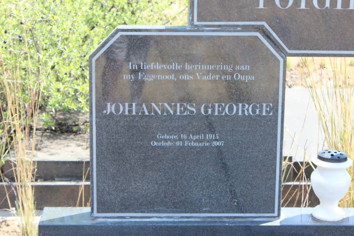 POTGIETER Johannes George 1915-2007 &amp; Hester Christina HOFFMAN 1927-