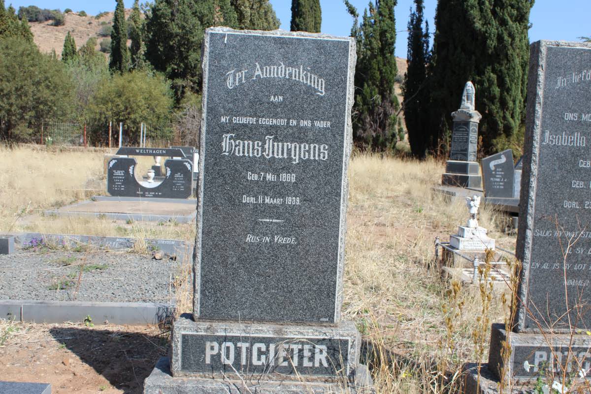 POTGIETER Hans Jurgens 1880-1939