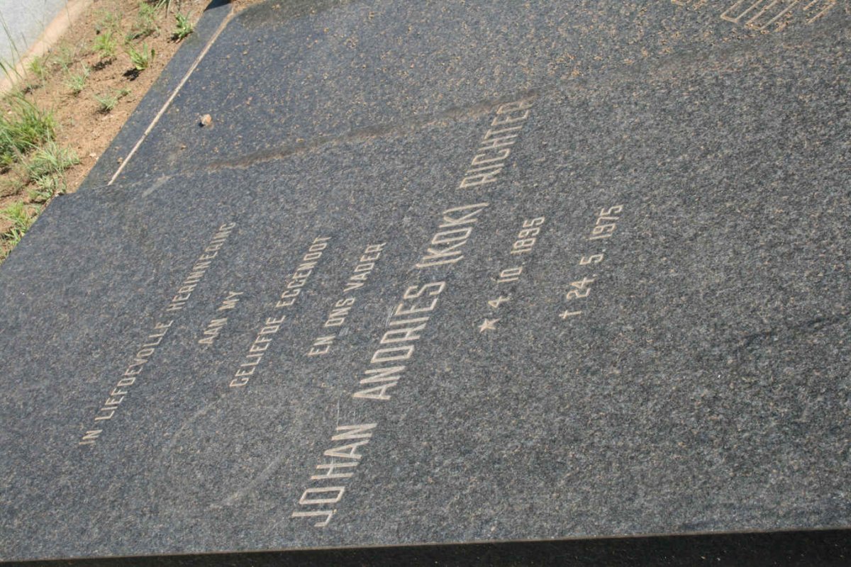 RICHTER Johan Andries 1895-1975