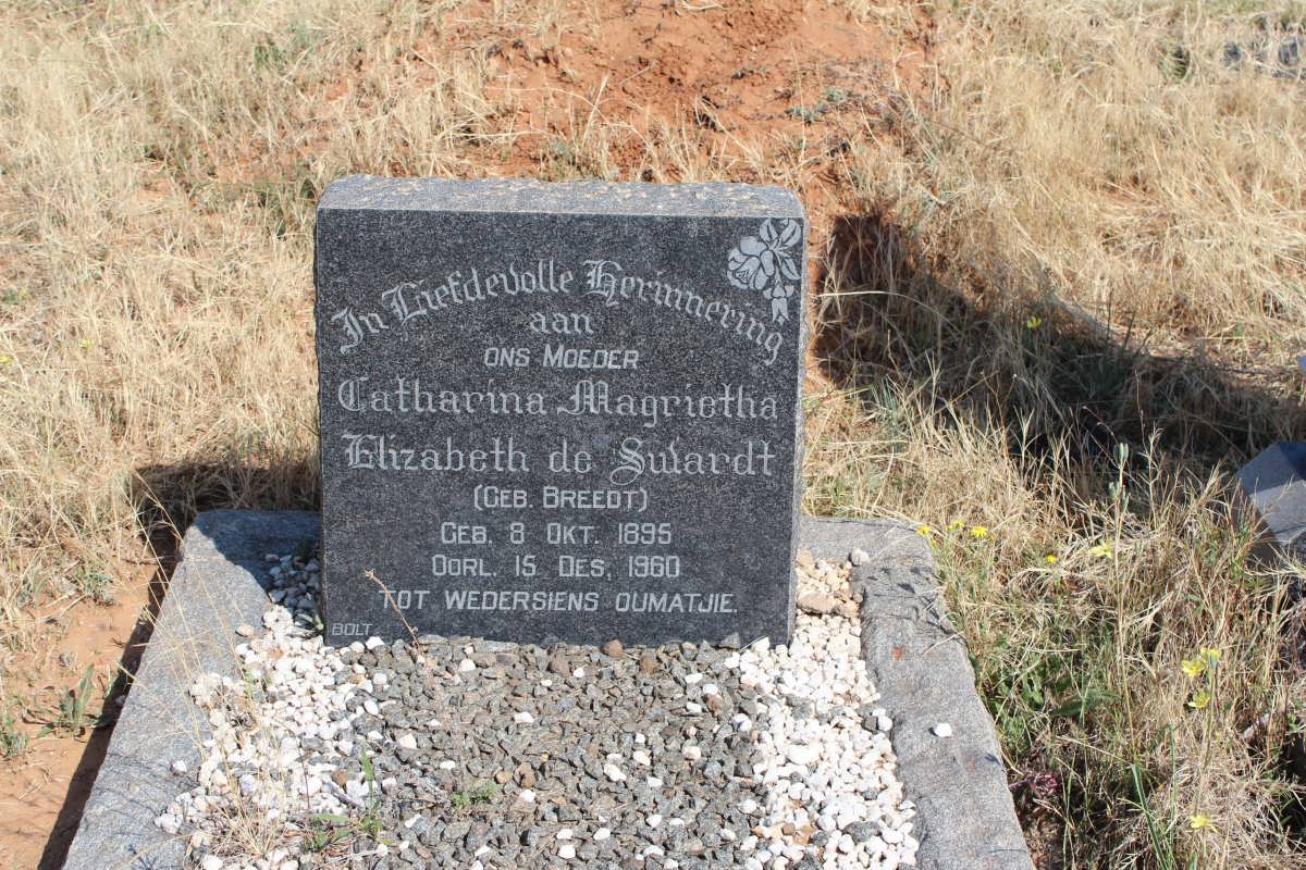 SWARDT Catharina Magrietha Elizabeth, de nee BREEDT 1895-1960