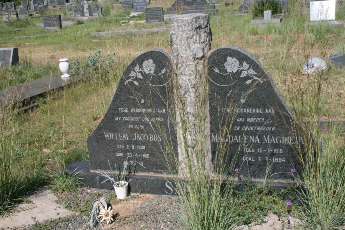 SANDER Willem Jacobus 1909-1965 &amp; Magdalena Magrieta 1916-1984