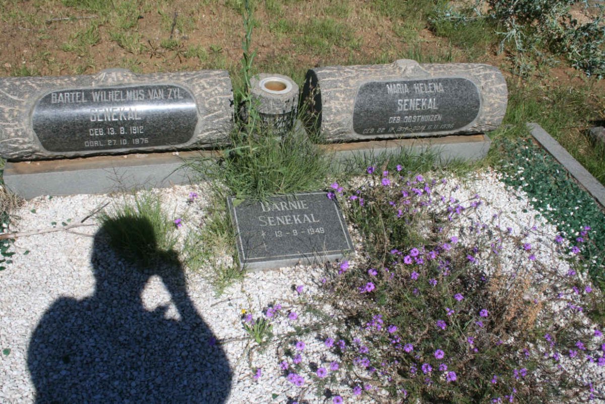 SENEKAL Bartel Wilhelmus van Zyl 1912-1976 &amp; Maria Helena OOSTHUIZEN  1914-1996 :: SENEKAL Barnie 1949-