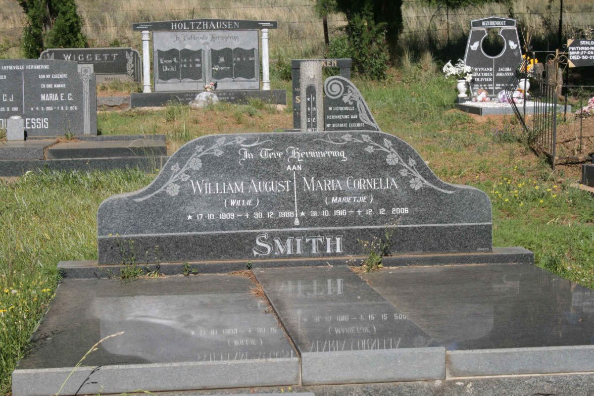 SMITH William August 1909-1988 &amp; Maria Cornelia 1916-2006