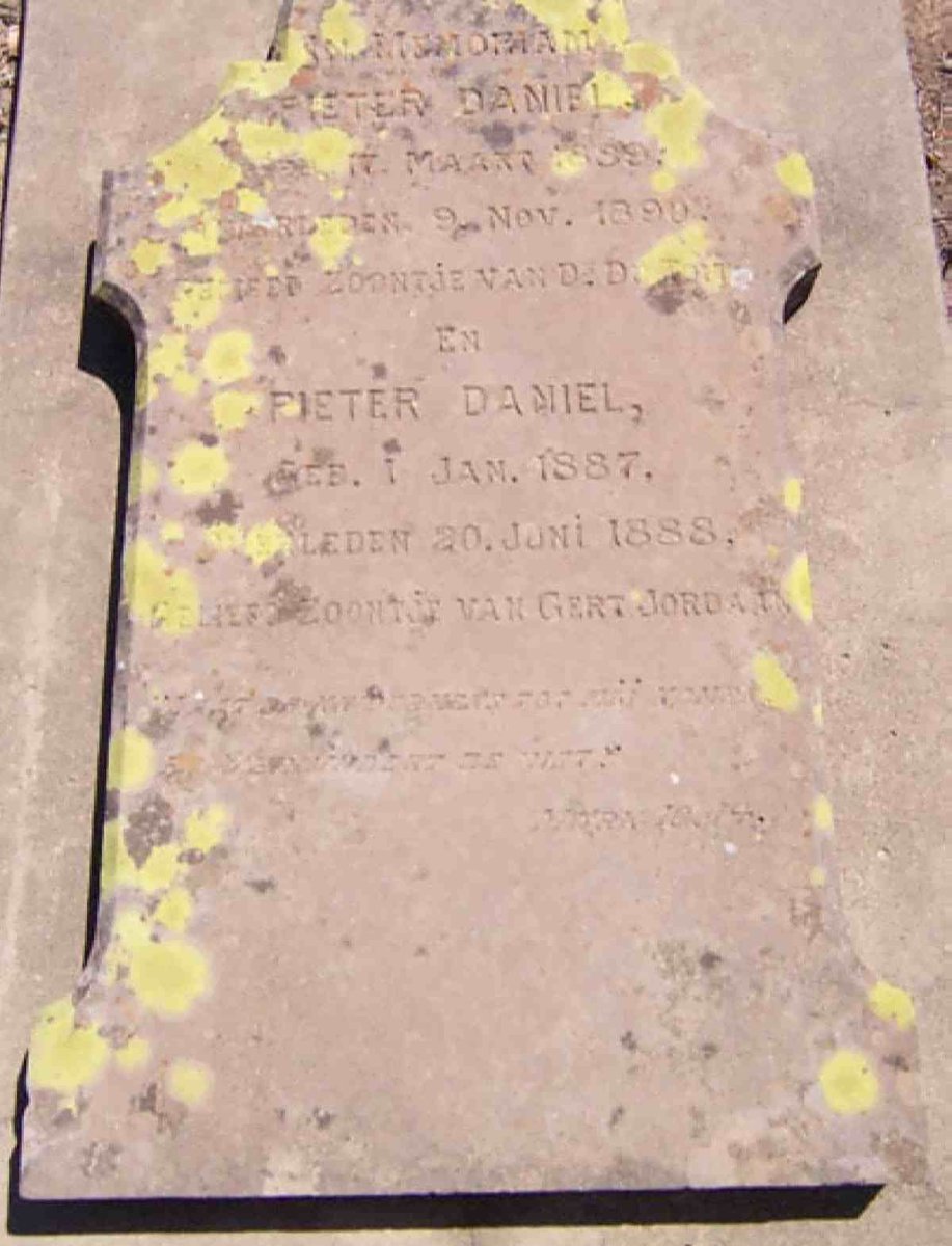 TOIT Pieter Daniel, du 1889-1890 :: JORDAAN Pieter Daniel 1887-1888