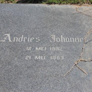TONDER Andries Johannes, van 1892-1963