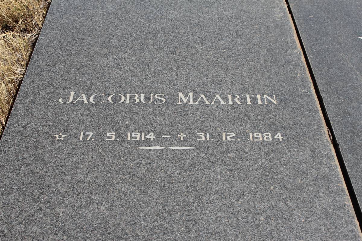WYK Jacobus Maartin, van 1914-1984