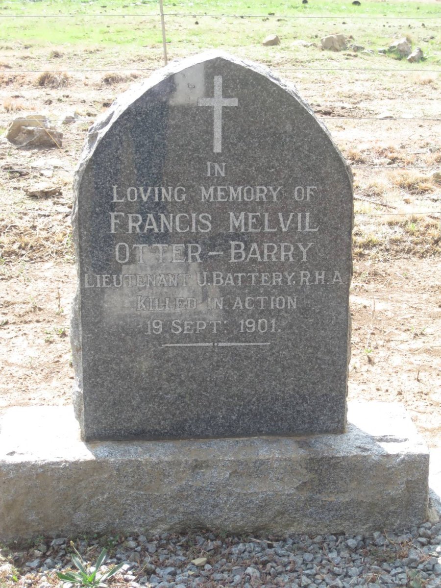 BARRY Francis Melvil, OTTER -1901
