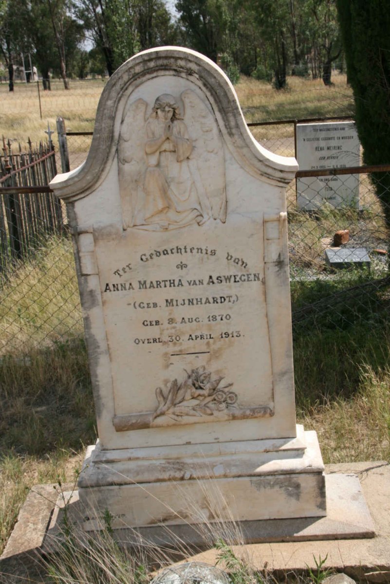 ASWEGEN Anna Martha, van nee MIJNHARDT 1870-1913