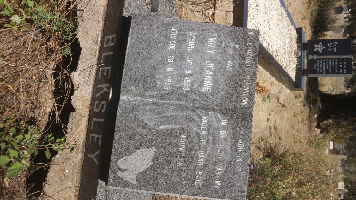 BLEKSLEY Emily Jeannie 1909-1988
