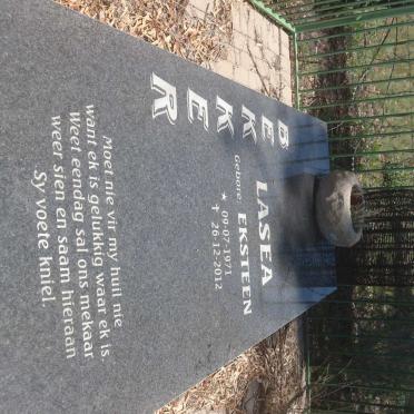 BEKKER Lasea nee EKSTEEN 1971-2012