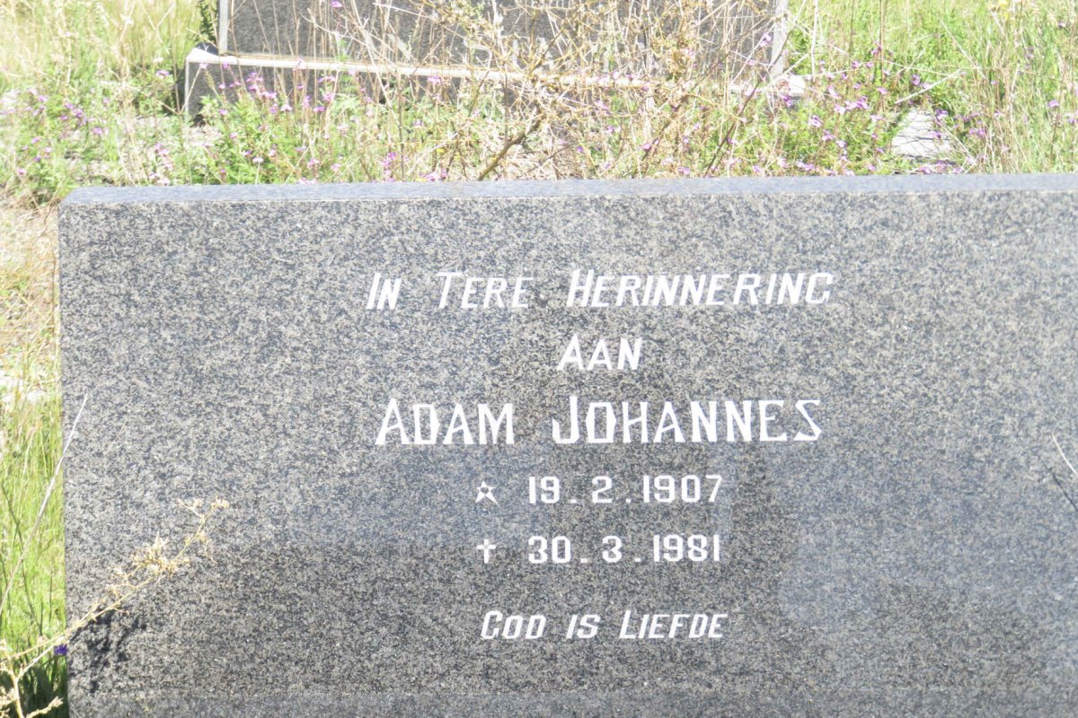 BOTHA Adam Johannes 1907-1981