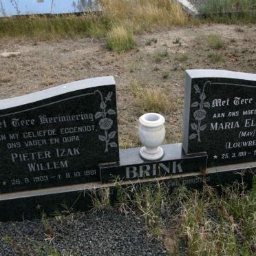 BRINK Pieter Izak Willem 1903-1981 &amp; Maria Elizabeth LOUWRENS 1911-1999