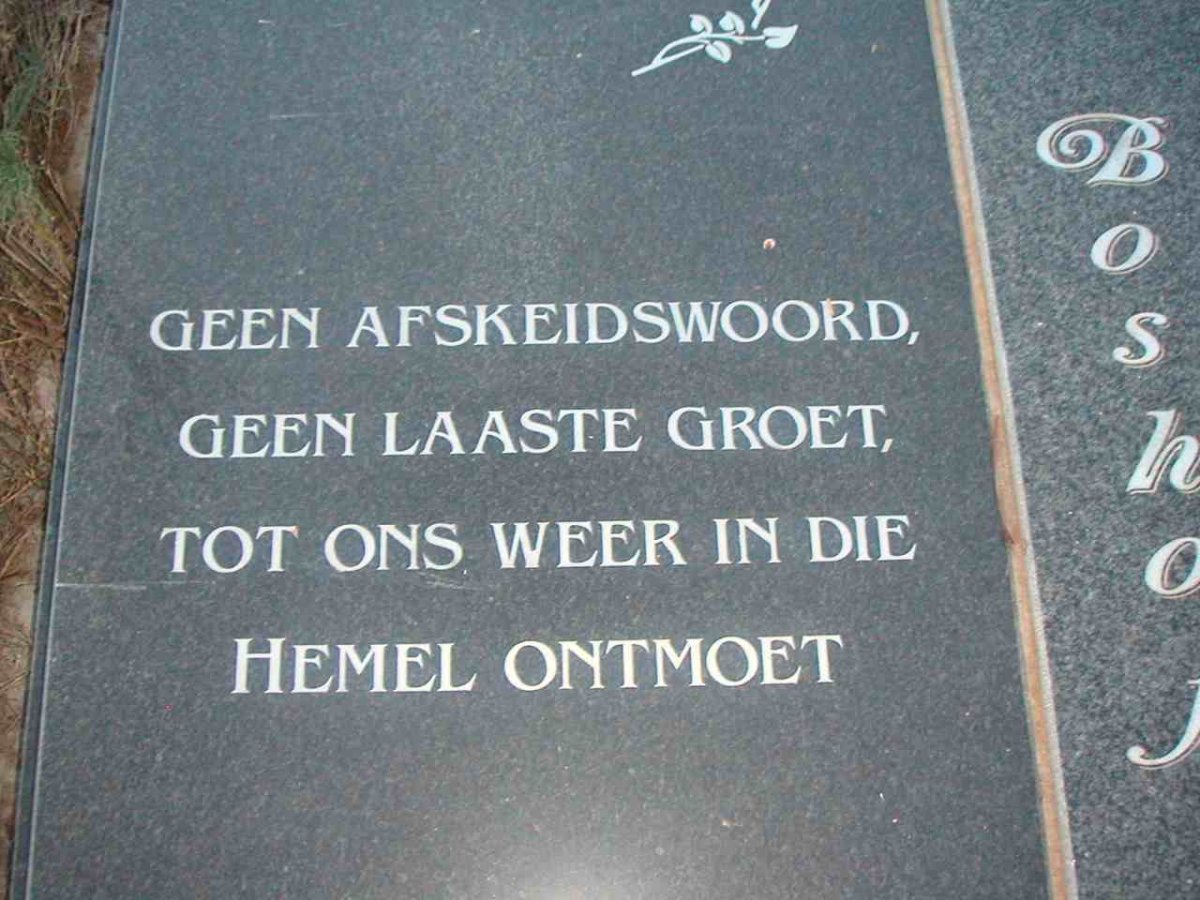BOSHOFF