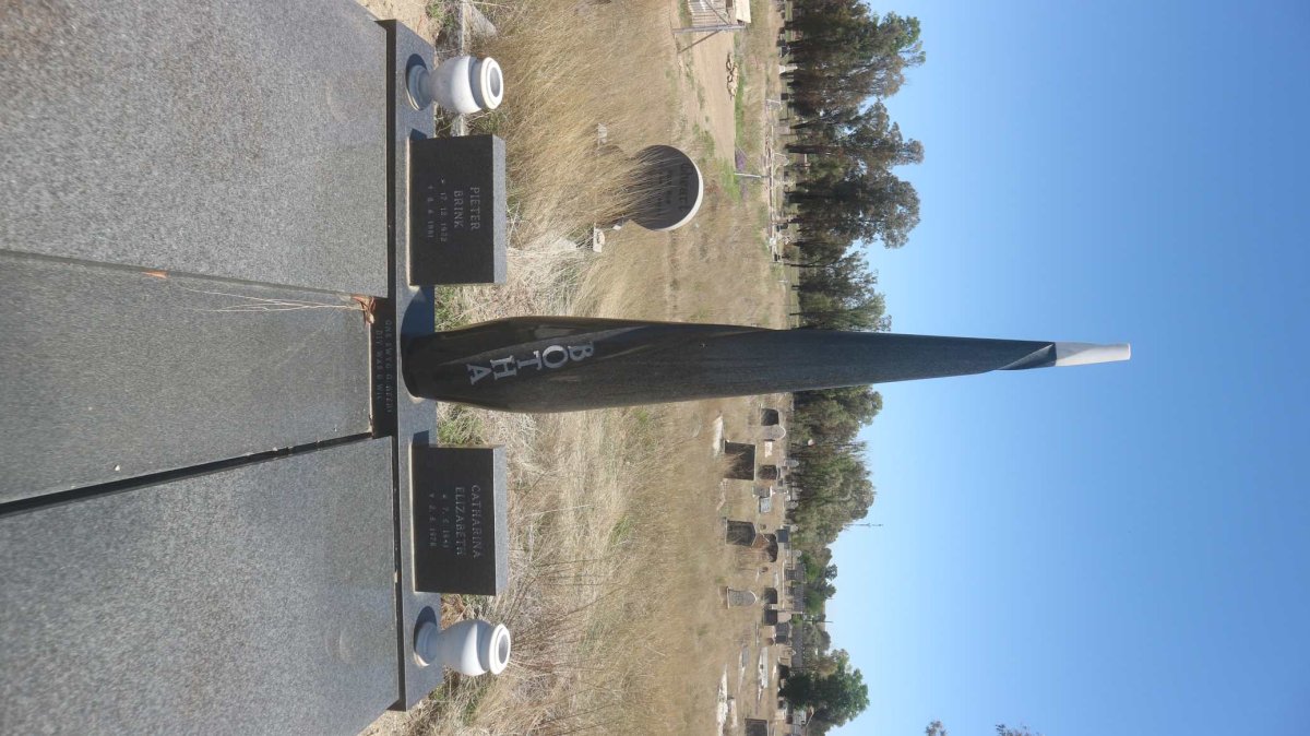 BOTHA Pieter Brink 1932-1981 &amp; Catharina Elizabeth 1941-1978