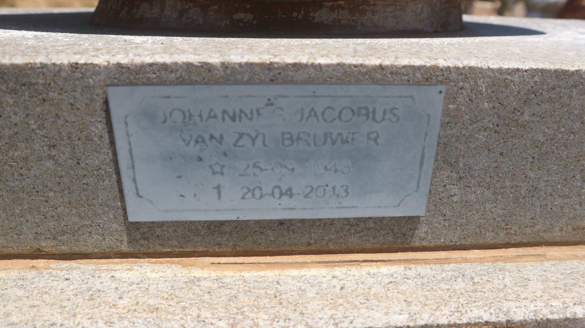 BRUWER Johannes Jacobus van Zyl 1948-2013 :: BRUWER Jan 1981-1995