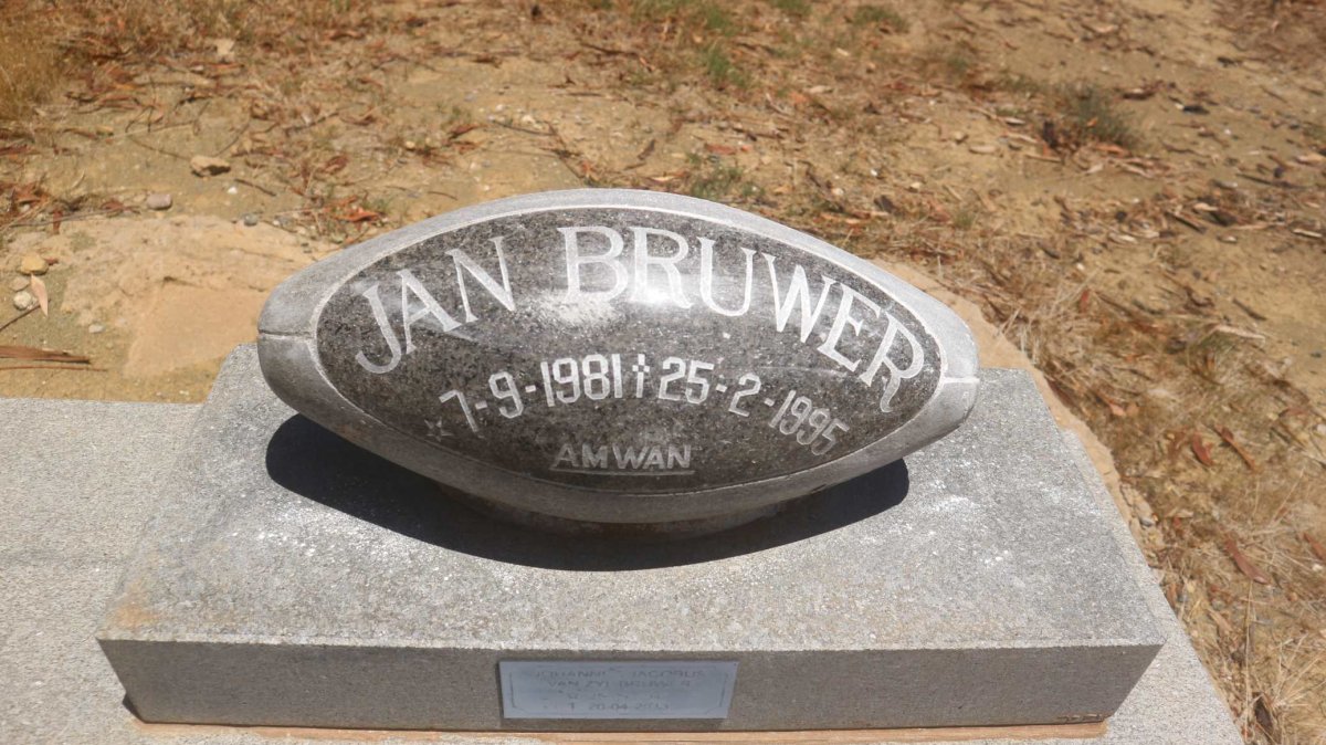 BRUWER Johannes Jacobus van Zyl 1948-2013 :: BRUWER Jan 1981-1995