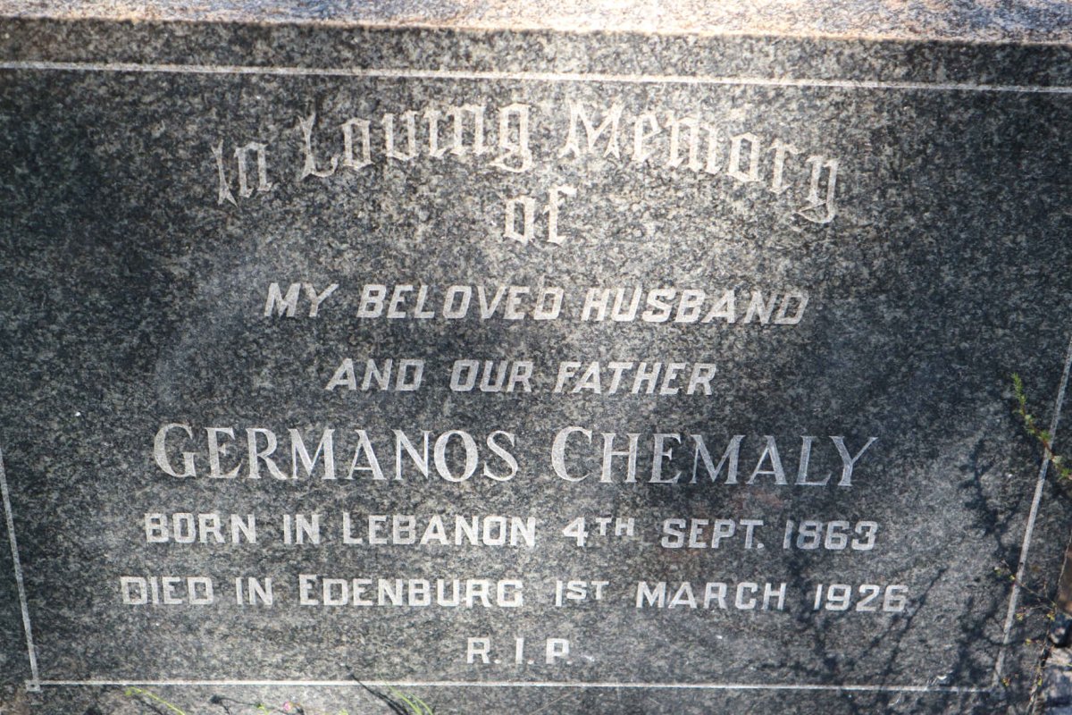 CHEMALY Germanos 1863-1926