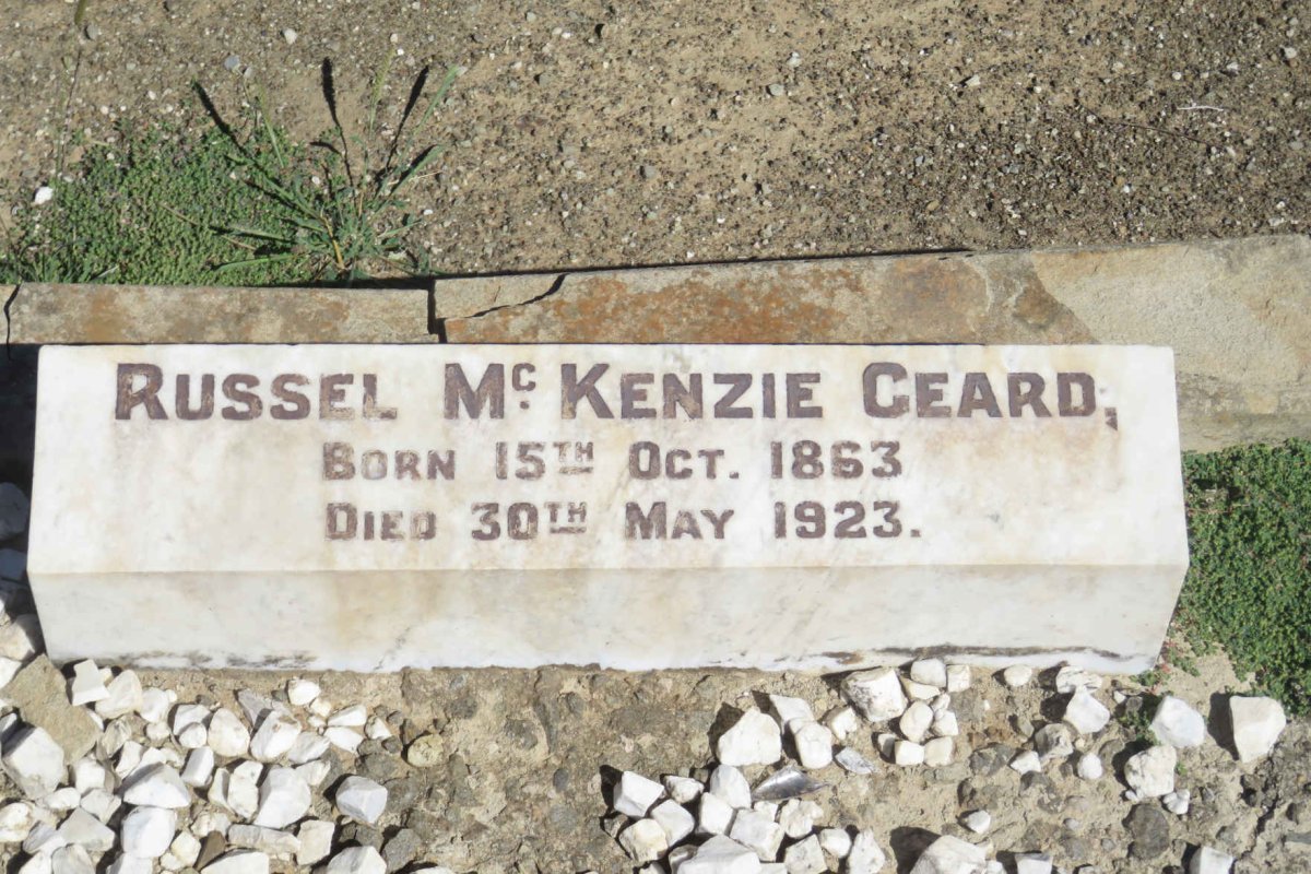 GEARD Russel McKenzie 1863-1923
