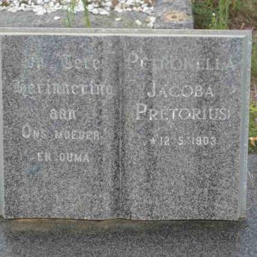GRIESSEL Petronella Jacoba nee PRETORIUS 1903-