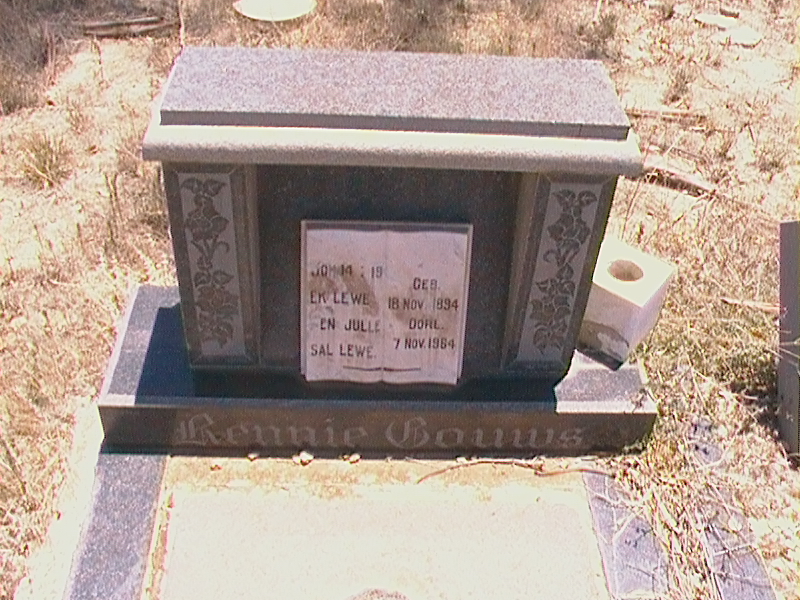 GOUWS Rennie 1894-1964
