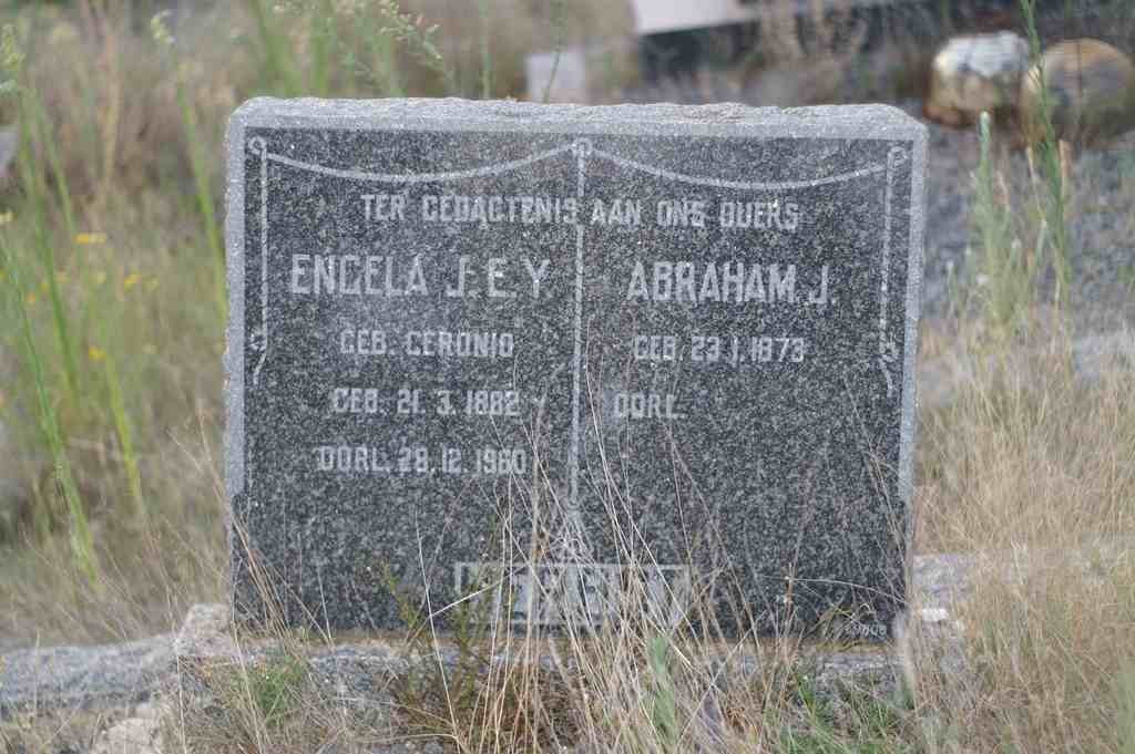 HERBST Abraham J. 1873- &amp; Engela J.E.Y. CERONIO 1882-1960