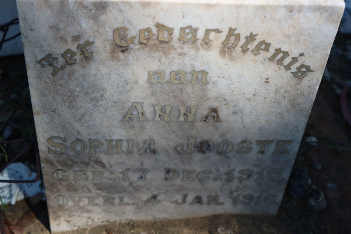 JOOSTE Anna Sophia 1915-1916