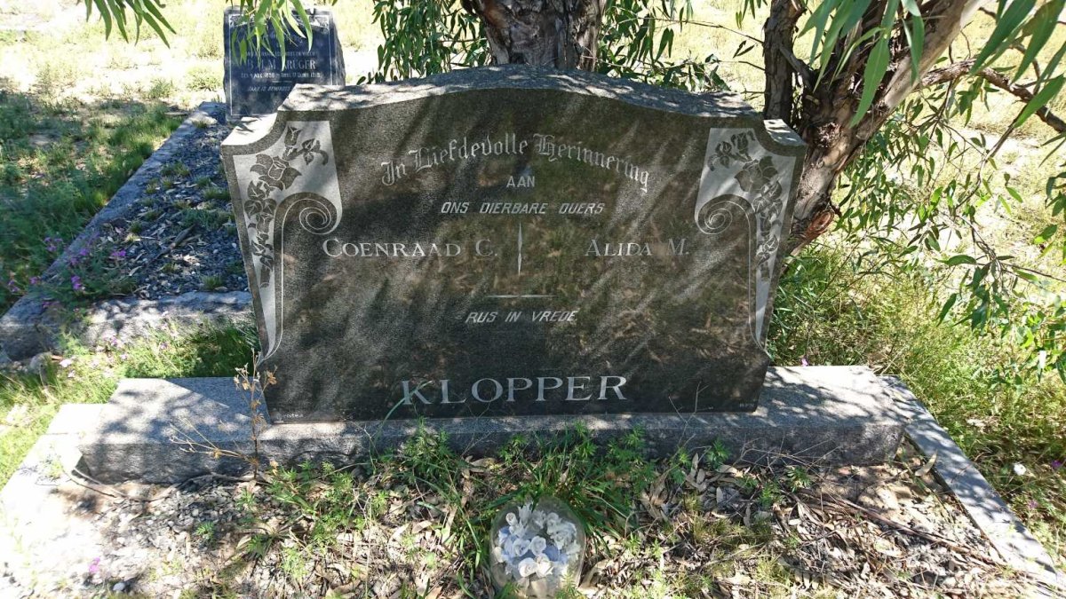 KLOPPER Coenraad C. &amp; Alida M.