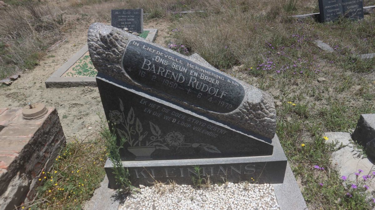 KLEINHANS Barend Rudolf 1950-1972