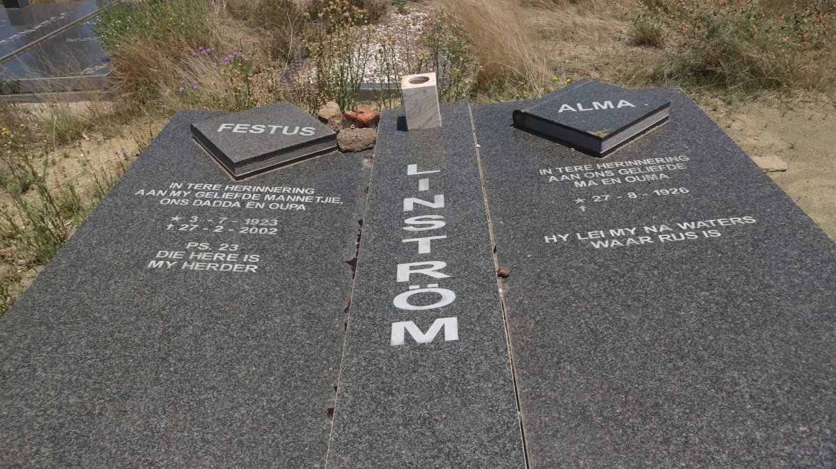 LINSTRÖM Festus 1923-2002 &amp; Alma 1926-