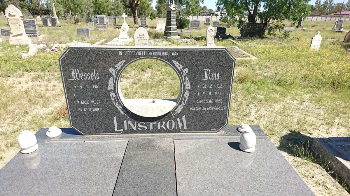 LINSTRÖM Wessels 1912- &amp; Rina 1912-1996