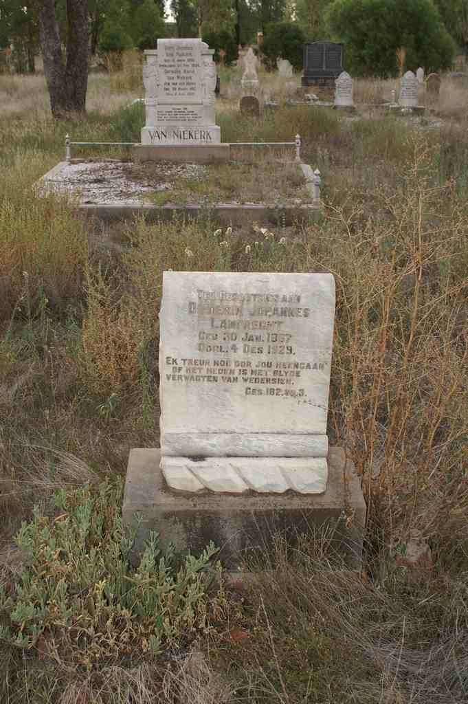 LAMPRECHT Diederik Johannes 1867-1929